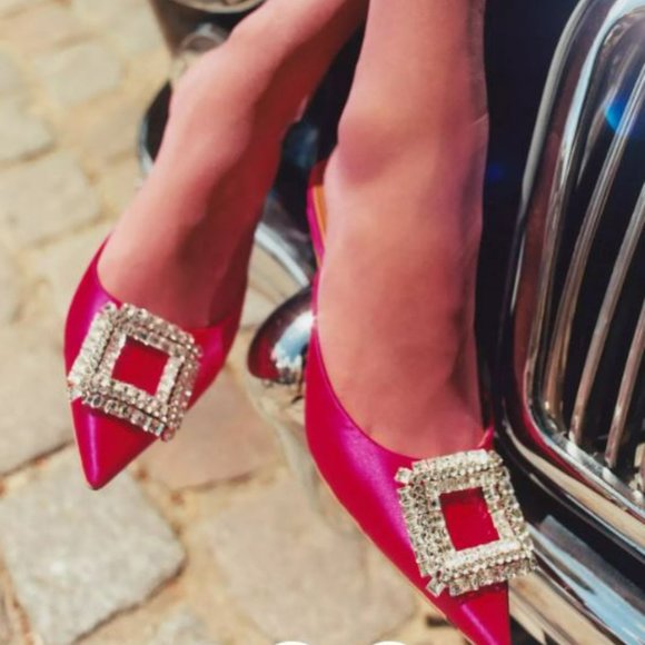 Bibi Lou Aoi Heels in Pink, Size US 6-6.5/EU 37 - Picture 9 of 9